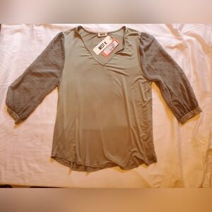 West K Women's Sage Green Blouse